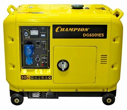 Дизельный генератор Champion DG6501ES+ATS