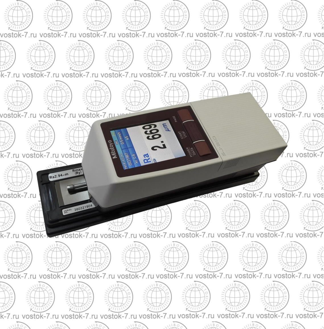 Mitutoyo 178-602 мера шероховатости, параметры Ra 2,94 мкм; R max (Ry) 9,3 мкм - 8