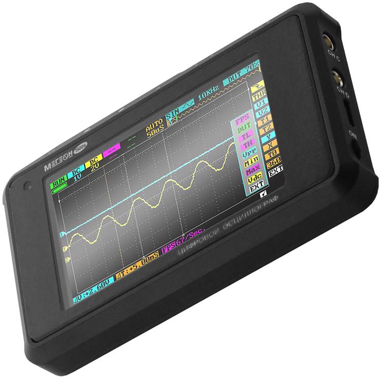 МЕГЕОН 15004 Карманный четырехканальный осциллограф - 1