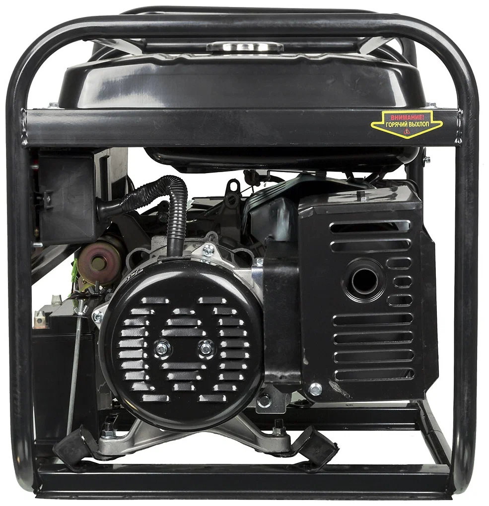 Бензиновый генератор HUTER DY6500LX с колесами - 3