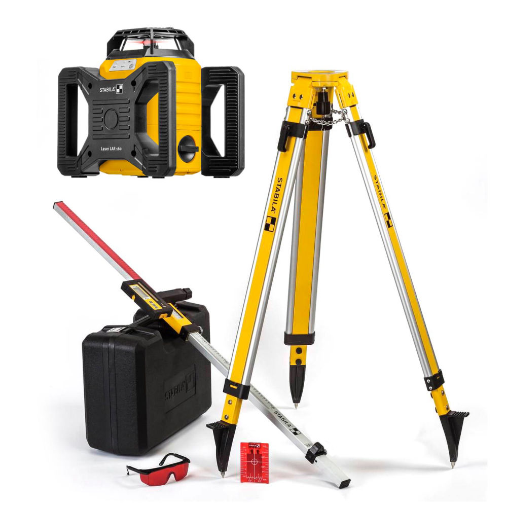 Ротационный нивелир STABILA LAR 160 + REC160 RG + BST-S + NL - 2
