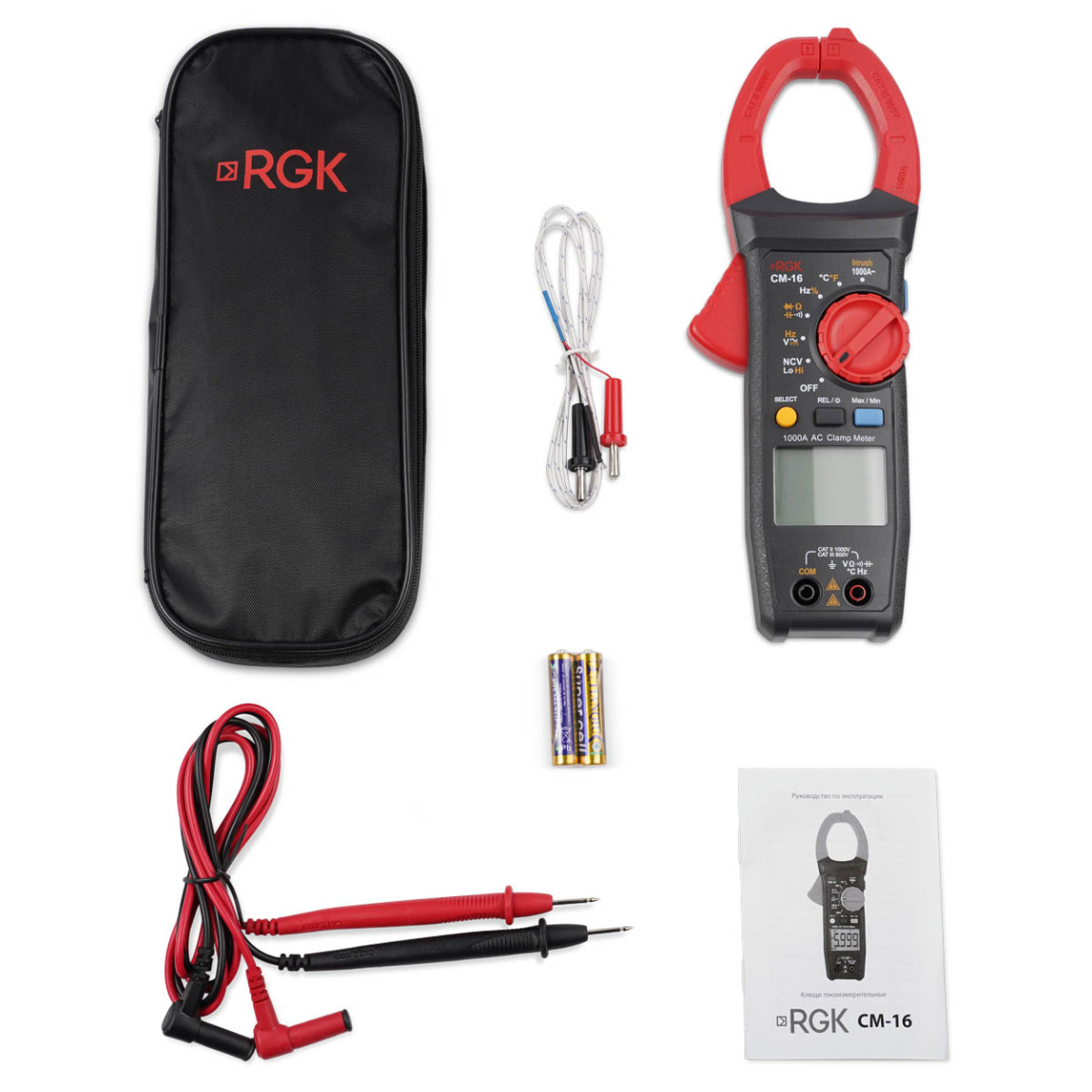 Токоизмерительные клещи RGK CM-16 - 5