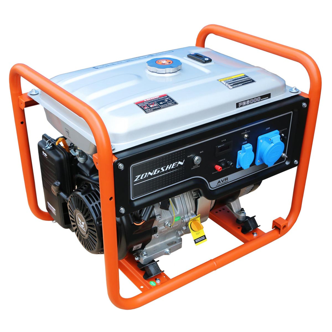 Бензиновый генератор Zongshen PB 6000 E - 3