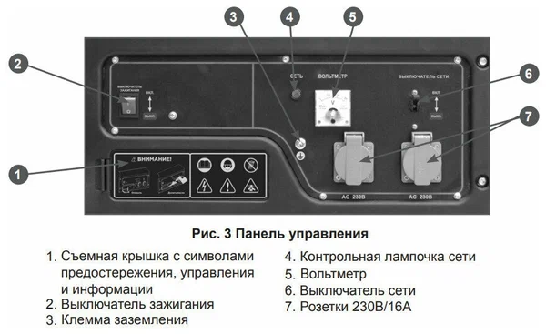 Бензиновый генератор Champion GG3301C - 1