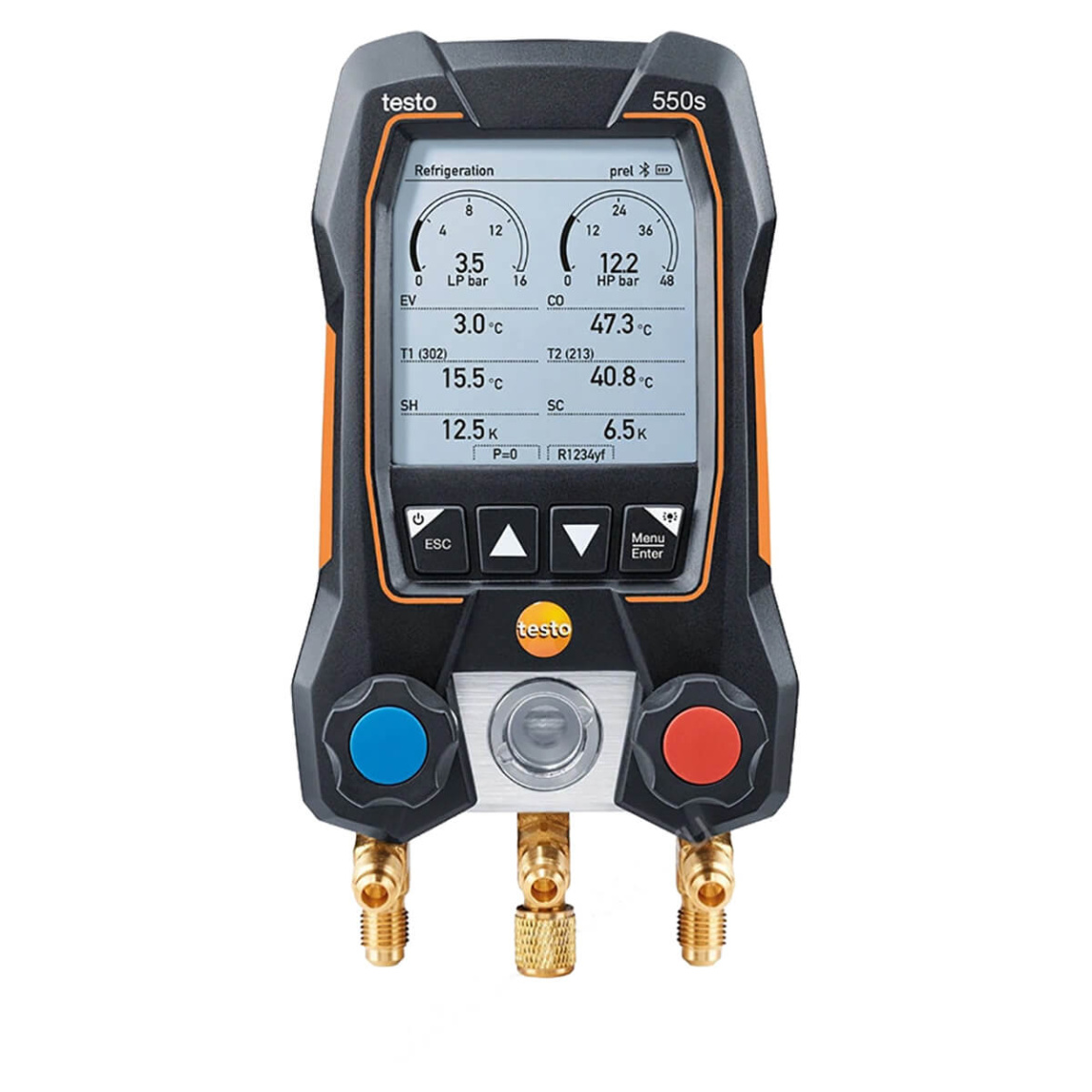 Цифровой манометрический коллектор Testo 550s комплект 2 в кейсе - 1