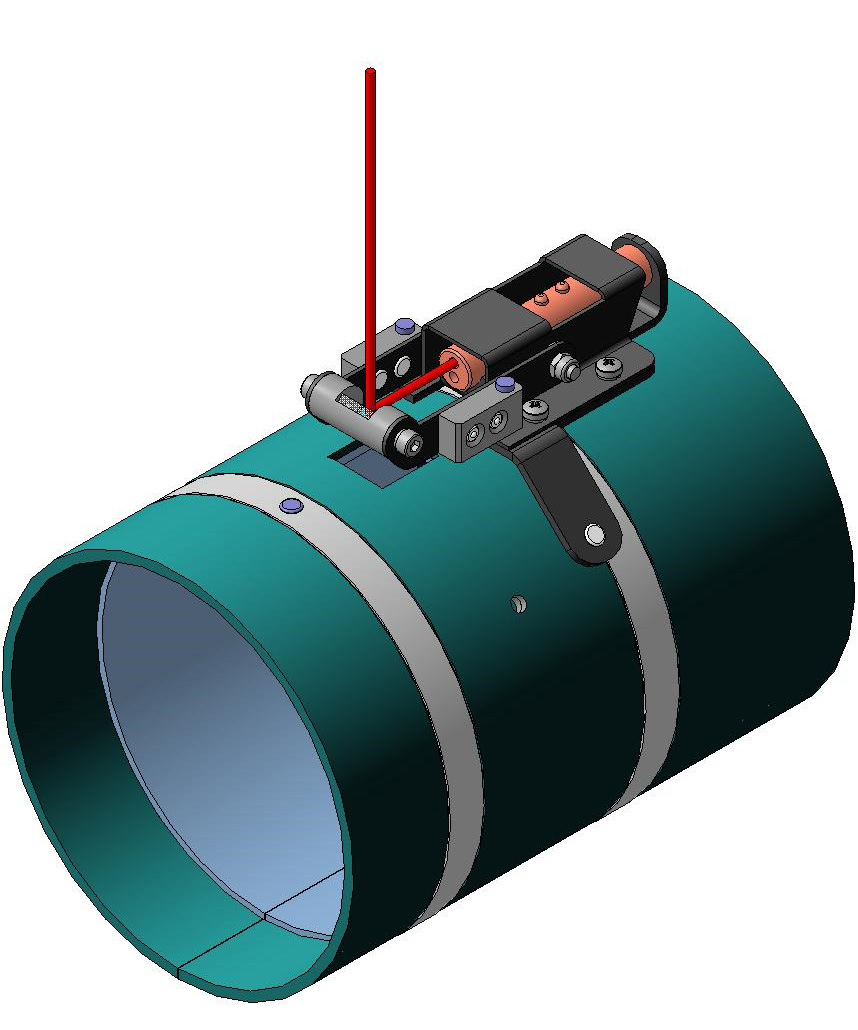 Коллиматорная муфта моноблока «0,3 СБК 200» с лазерным центратором - 2
