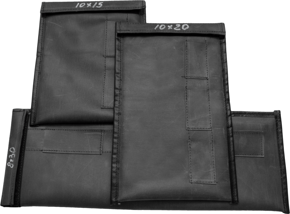 Спрут СМ кассеты из промышленной прорезиненной серой ткани с вшитыми магнитами