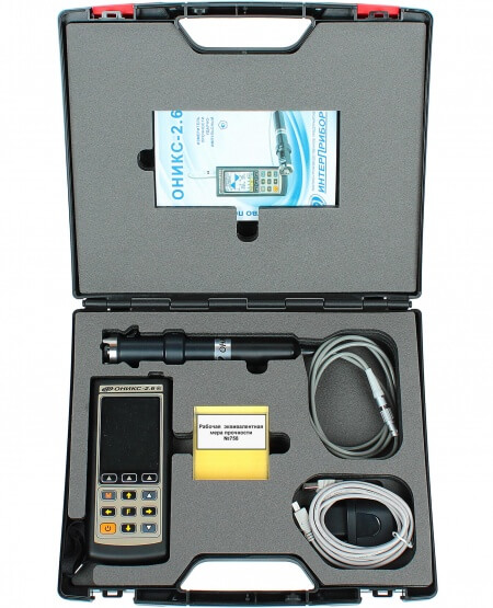 ОНИКС-2.5 электронный склерометр (измеритель прочности бетона) - 2