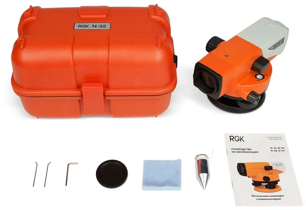 Оптический нивелир RGK N-32 с поверкой - 7