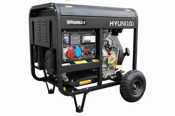 Дизельный генератор Hyundai DHY 6000LE-3 - 7