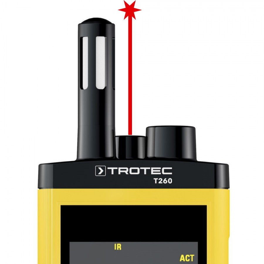 Trotec T260 термогигрометр с ИК-термометром - 3