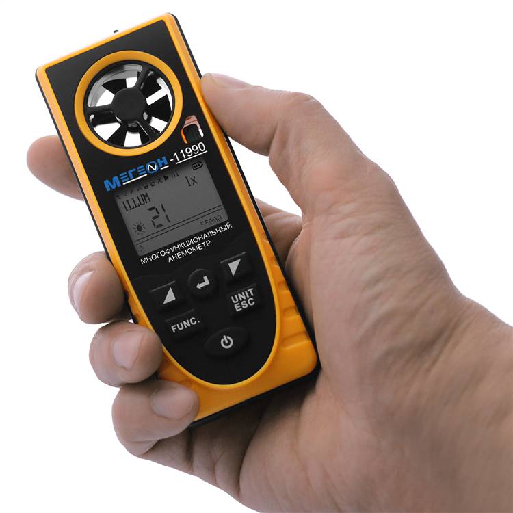 МЕГЕОН 11990 Анемометр многофункциональный - 5