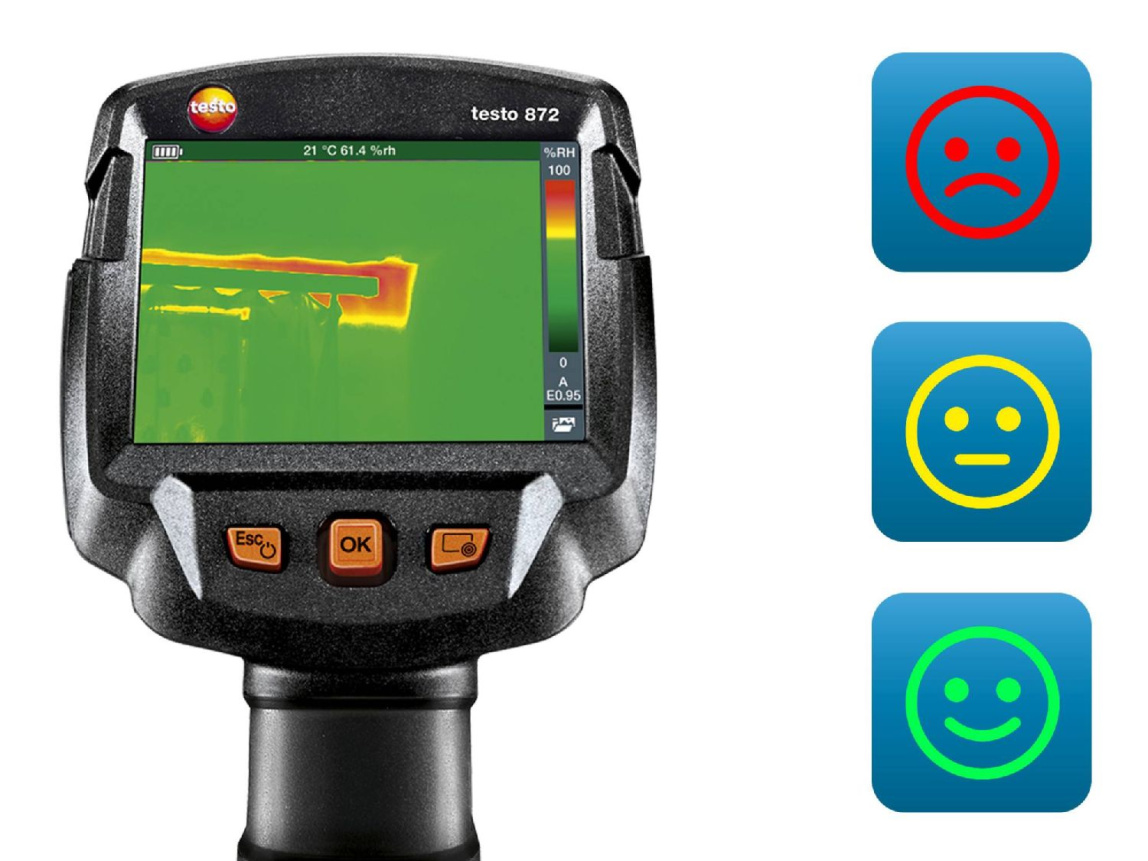 Комплект тепловизора Testo 872 и смарт-зонда термогигрометра Testo 605i - 3