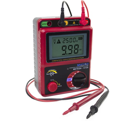 МЕГЕОН 13125 измеритель сопротивления изоляции