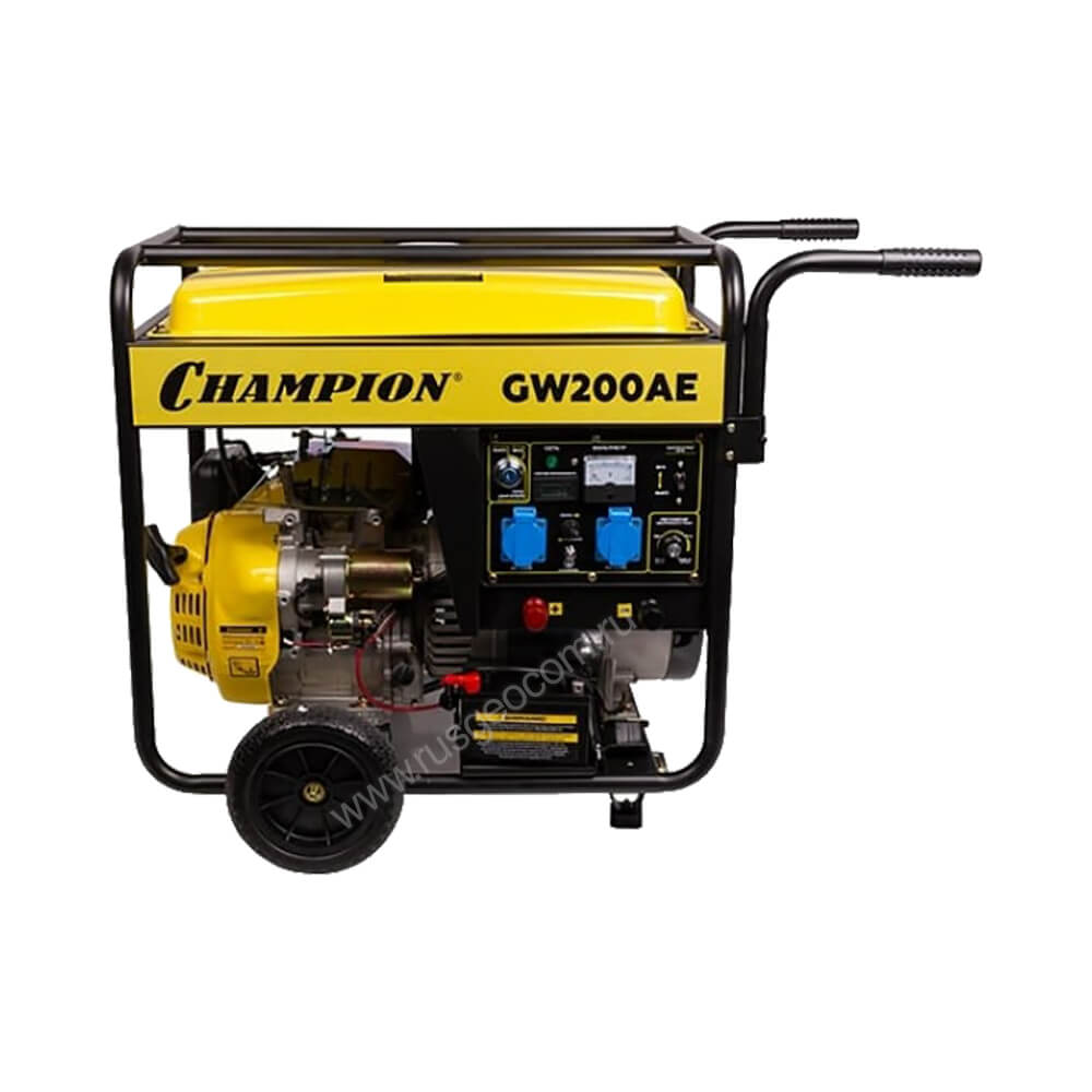 Бензиновый сварочный генератор Champion GW200AE - 2