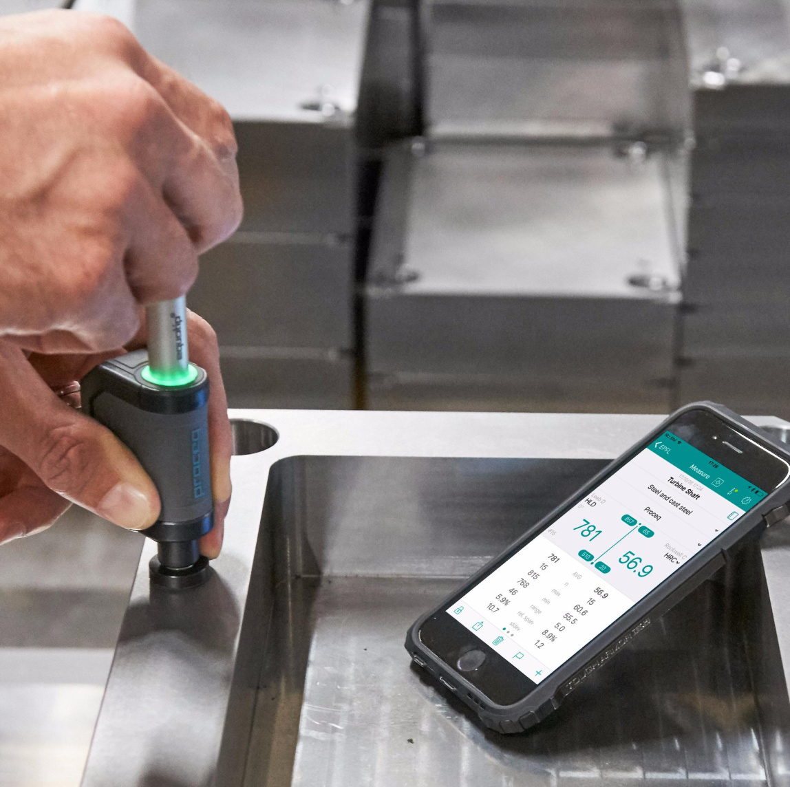 Equotip Live Leeb D твердомер беспроводной портативный для металлов