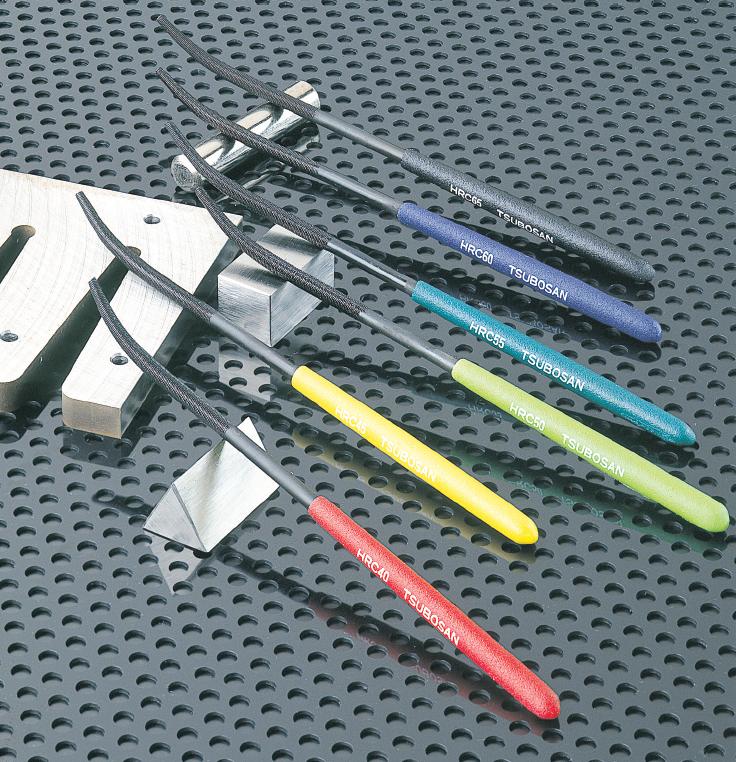 Tsubosan твердомеры царапающие - тарированные напильники (комплект из 6 шт) - 3