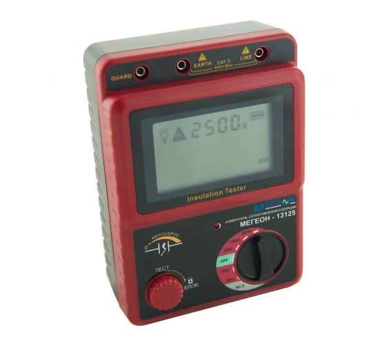 МЕГЕОН 13125 измеритель сопротивления изоляции - 1
