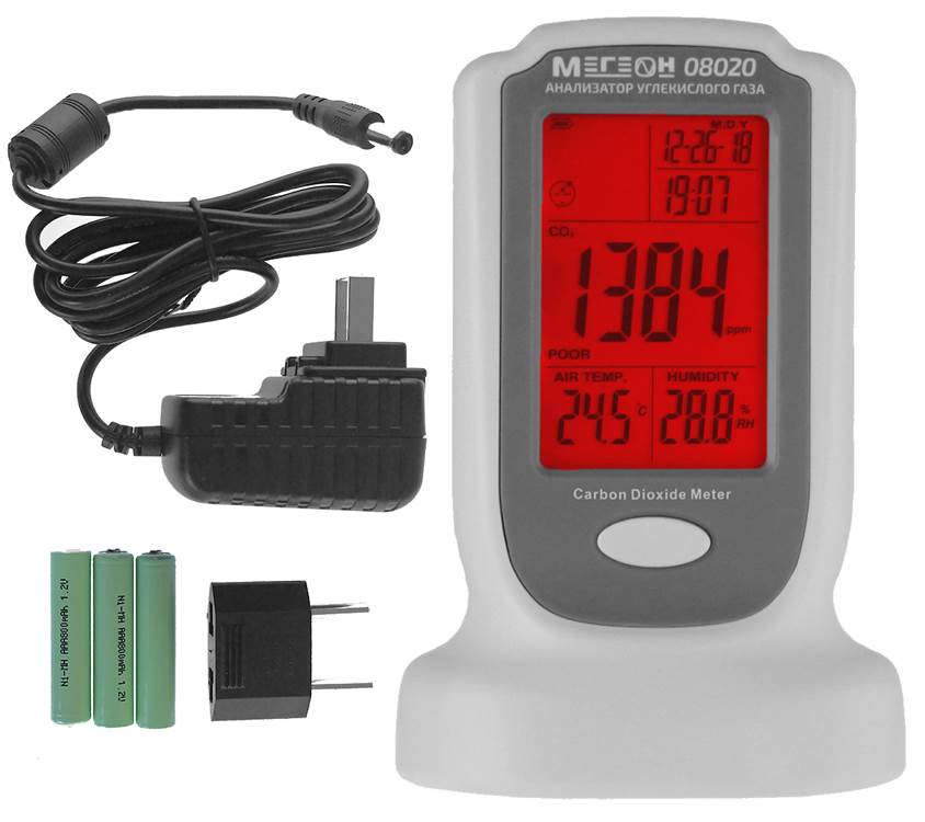 МЕГЕОН 08020 Измеритель концентрации углекислого газа - 3