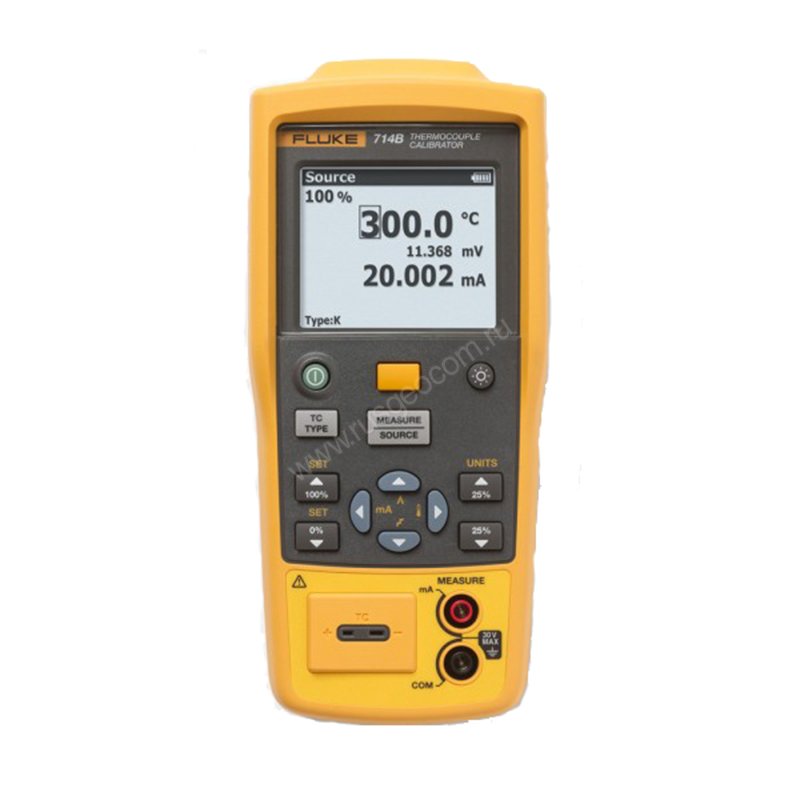 Портативный калибратор температуры Fluke 714B/EN - 1