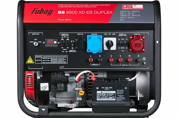 Бензиновый генератор FUBAG BS 8500 XD ES DUPLEX - 1