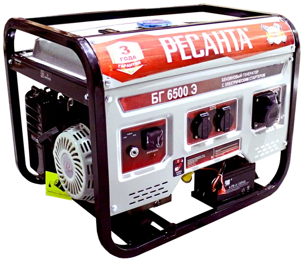 Бензиновый генератор Ресанта БГ 6500 Э