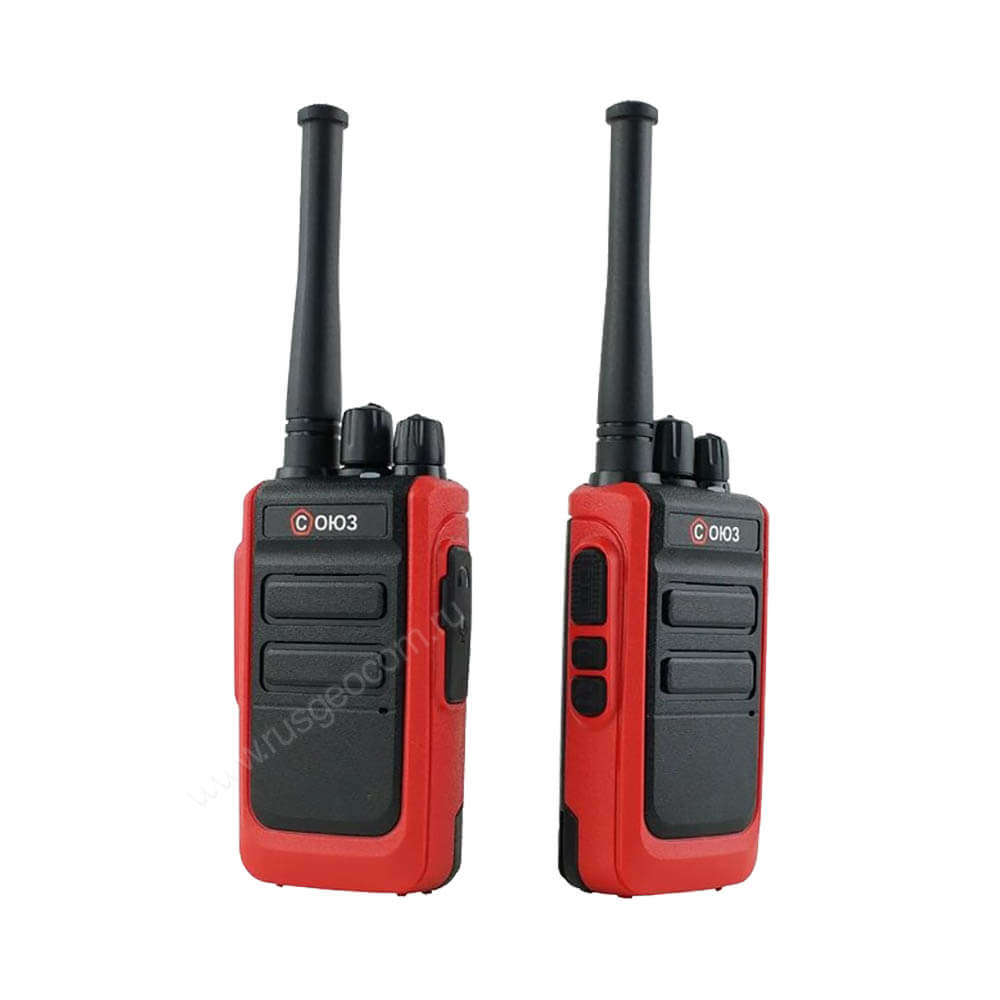 Комплект раций СОЮЗ-1х2 красный - 1