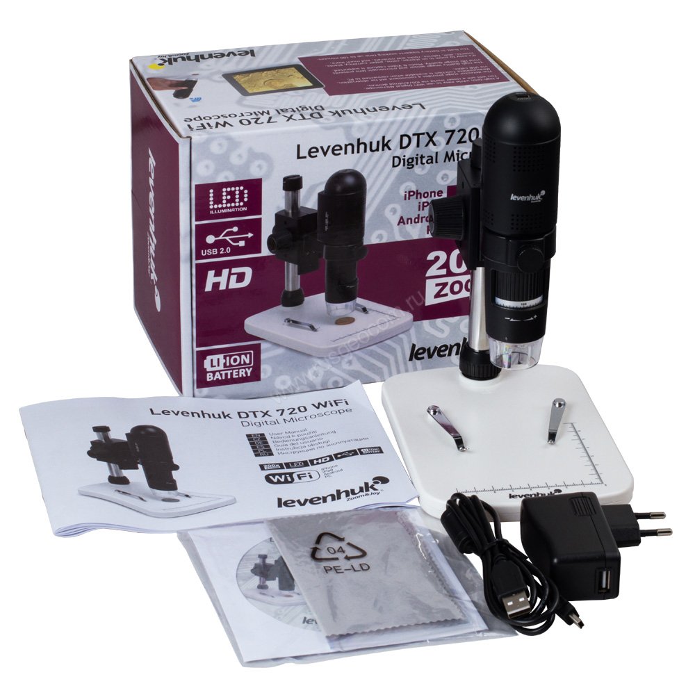 Цифровой микроскоп Levenhuk DTX 720 WiFi - 3