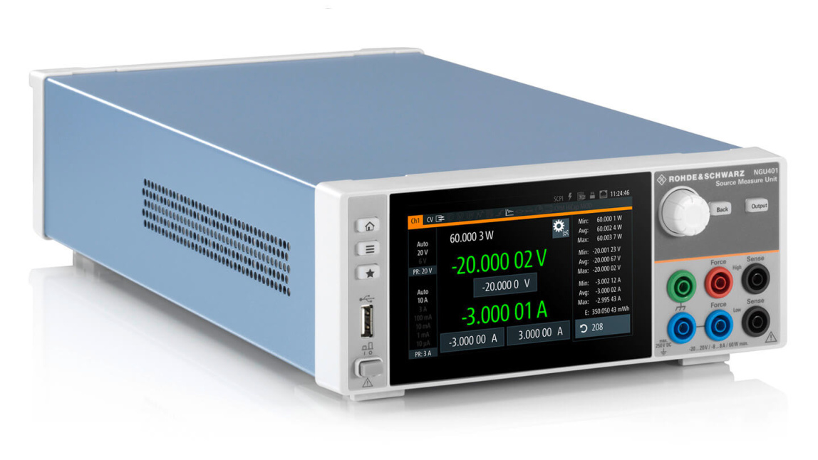 Четырёхквадратный источник питания Rohde & Schwarz NGU401