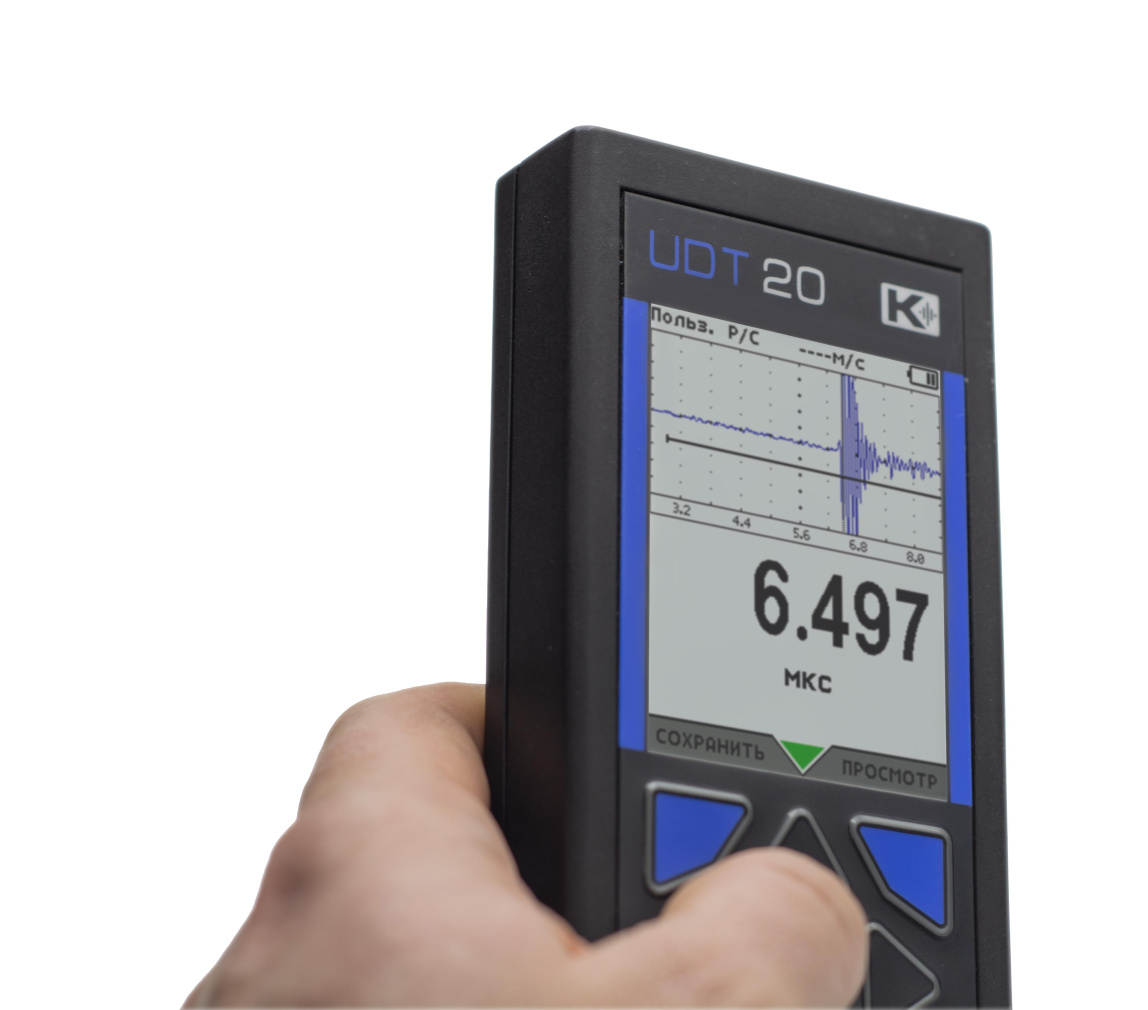 УДТ-20 портативный ультразвуковой толщиномер с А-сканом - 4