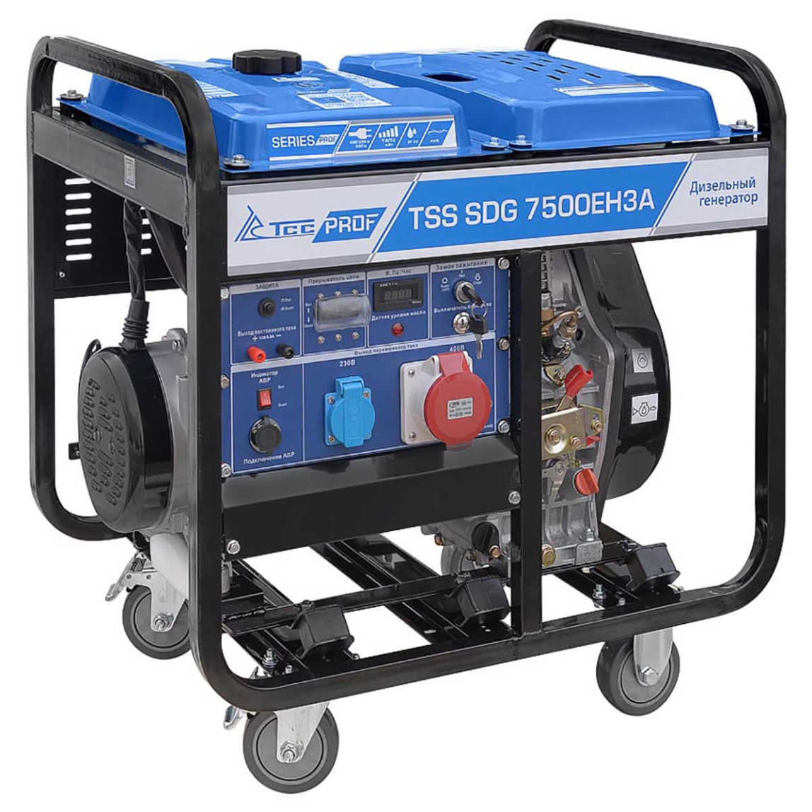 Дизельный генератор TSS SDG 7500EH3A - 1