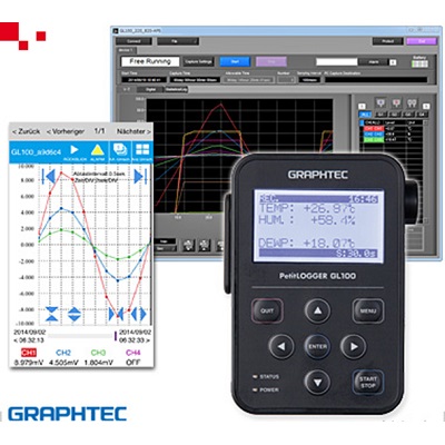 Graphtec GL100-WL-TH регистратор - 2