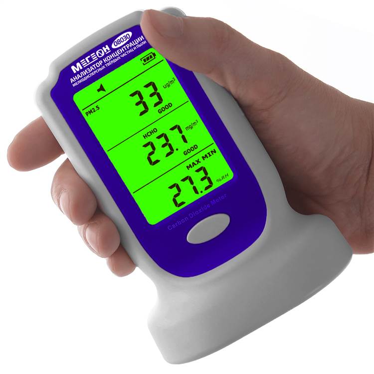 МЕГЕОН 08030 Анализатор концентрации мелкодисперсных твёрдых частиц - 4