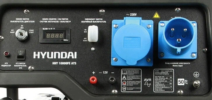Бензиновый генератор Hyundai HHY 10000FE ATS - 2