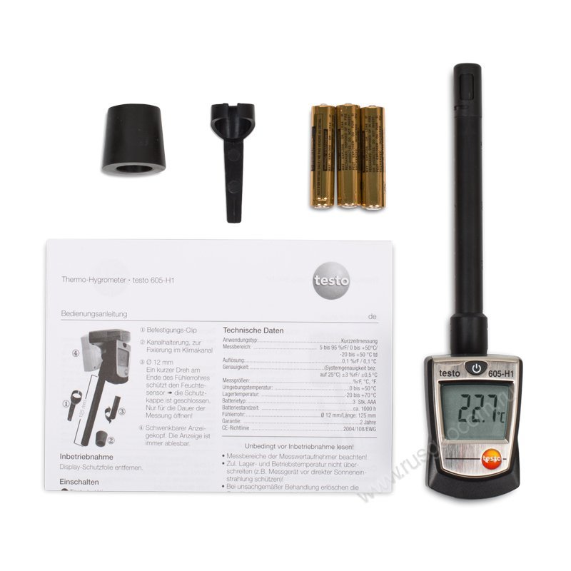 Термогигрометр Testo 605-H1 - 4