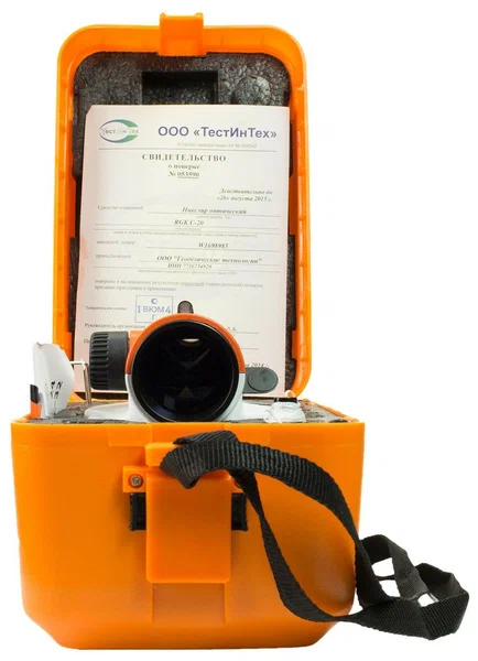 Оптический нивелир RGK C-20 с поверкой - 3