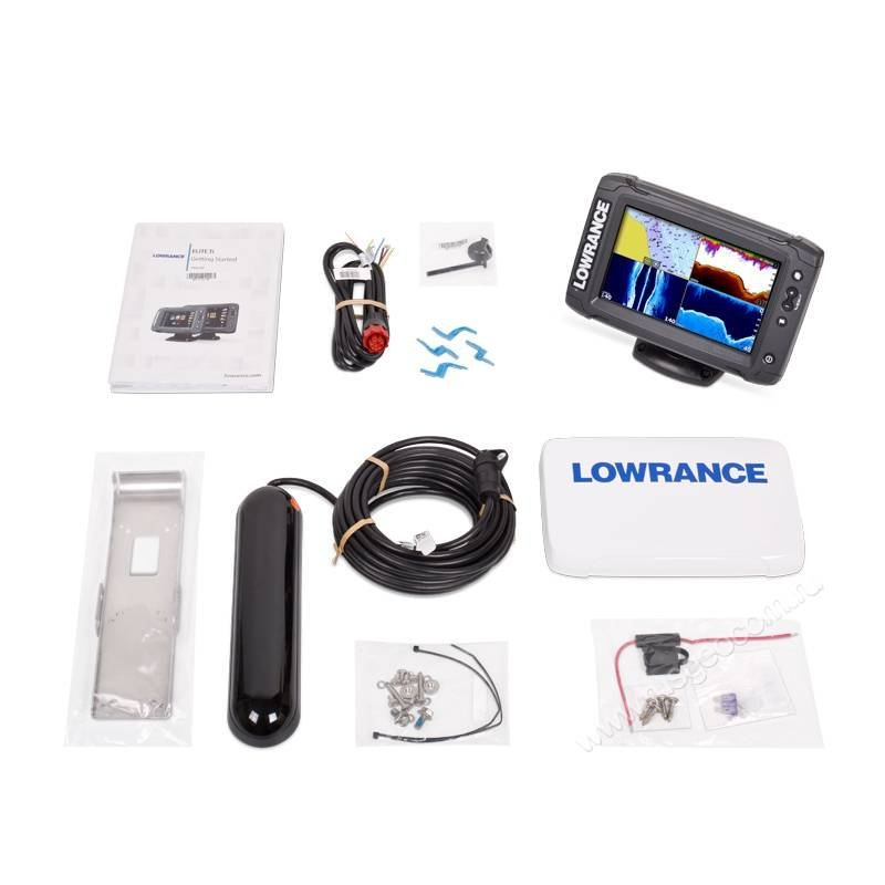 Картплоттер с эхолотом Lowrance Elite-7Ti Mid/High/TotalScan™ - 3