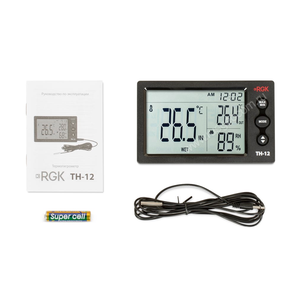 Термогигрометр RGK TH-12 - 4