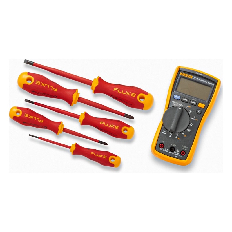 Комплект Fluke IB117M - мультиметр Fluke 117 с набором отвёрток