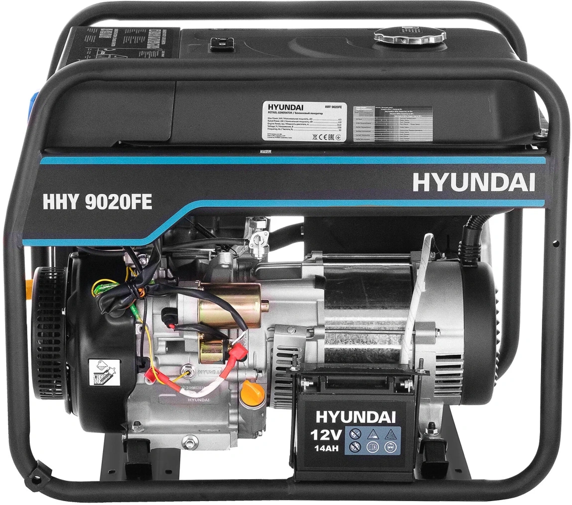 Бензиновый генератор Hyundai HHY 9020FE - 3