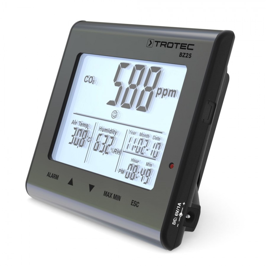 Trotec BZ25 термогигрометр с анализом углекислого газа (CO2) - 1