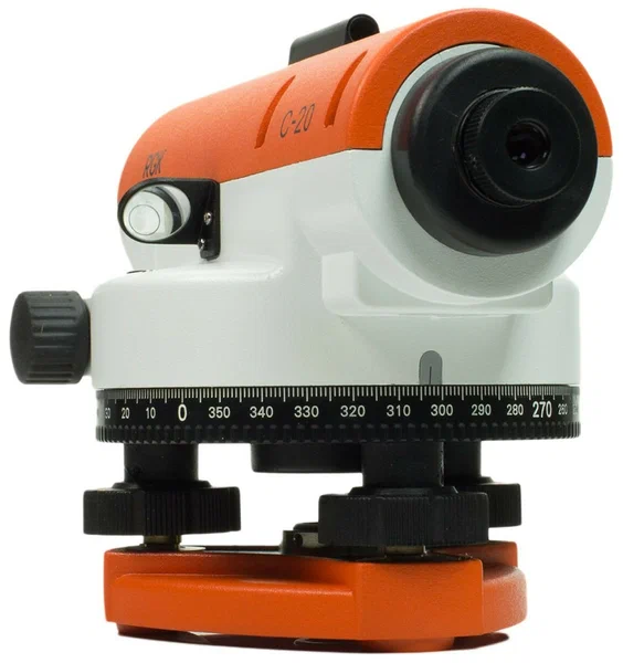 Комплект оптический нивелир RGK C-20 штатив рейка - 3 в 1 с поверкой - 5