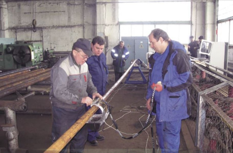 Установка высокоскоростного ПАУЗК бурильных труб