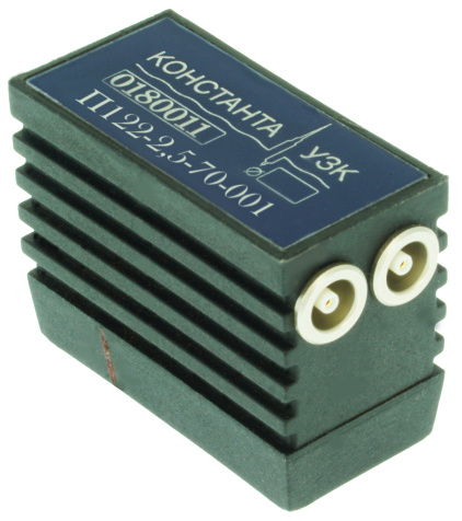 П122-2,5-70-001 наклонный раздельно-совмещённый преобразователь