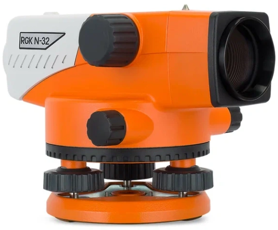 Комплект оптический нивелир RGK N-32 штатив рейка - 3 в 1 с поверкой