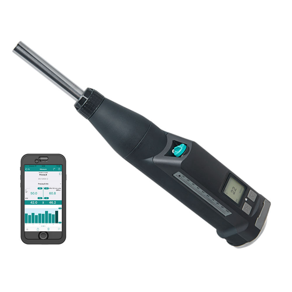 Silver Schmidt Live тип N молоток для контроля бетона