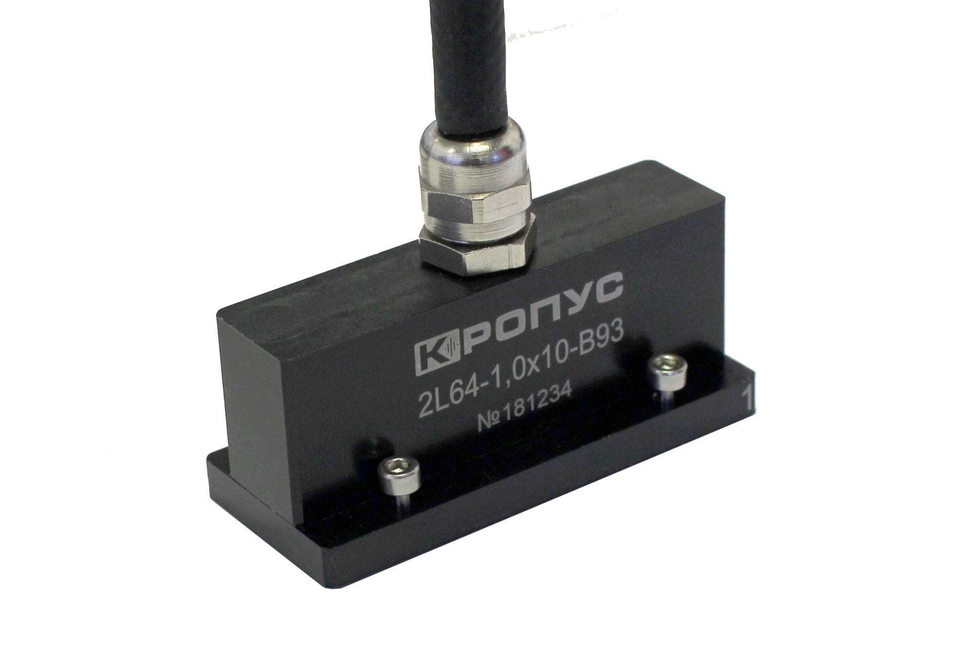 2L64-1,0х10-D93 фазированная решетка, 64 эл, 2 МГц