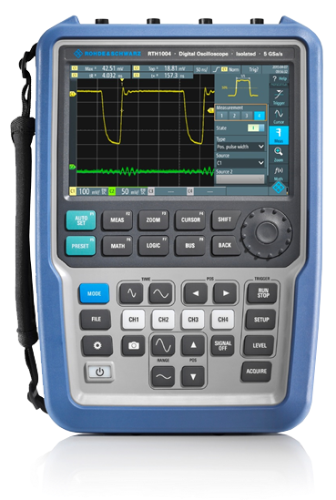 Портативный осциллограф Rohde Schwarz RTH1004 PLUS, 4 канала, 200 МГц, изолированные входы, беспроводной доступ