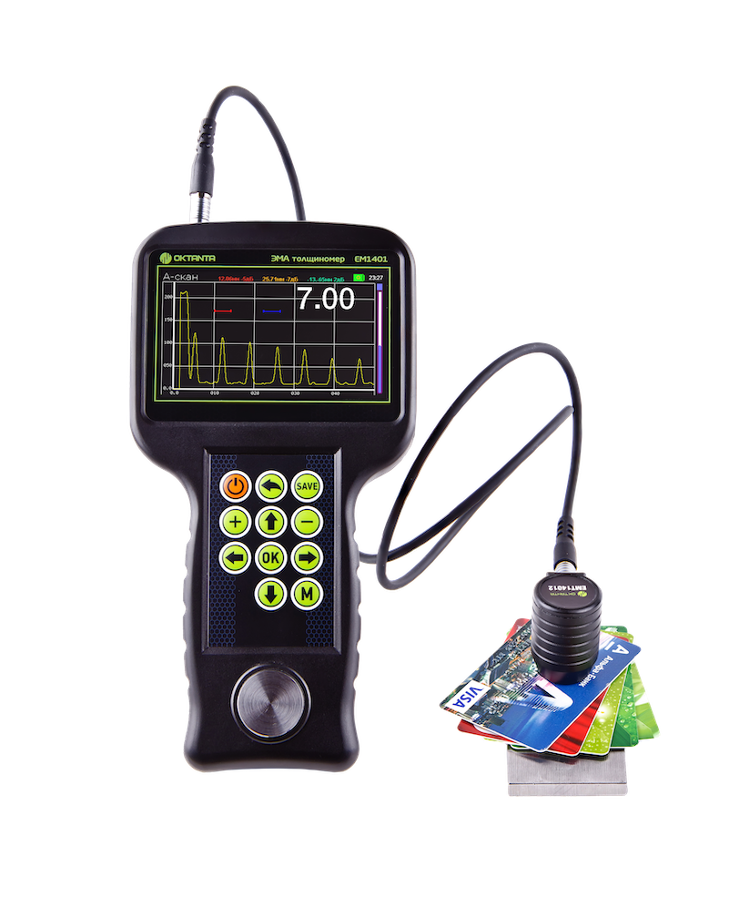 EM1401 UT ЭМАП +ПЭП толщиномер покрытий