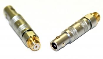 Lemo00 (male)-Microdot (female) переходник